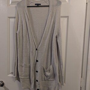 Size Medium - American Eagle - Soft Cream Button-Up Cardigan